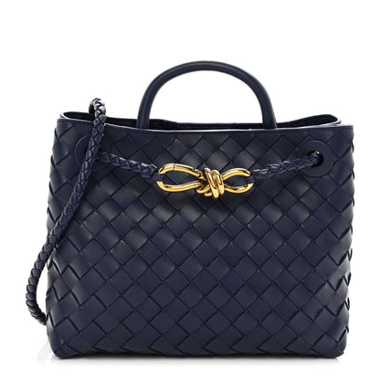 Bottega Veneta Nappa Intrecciato Small Andiamo Shoulder Bag Duke 1 of 10