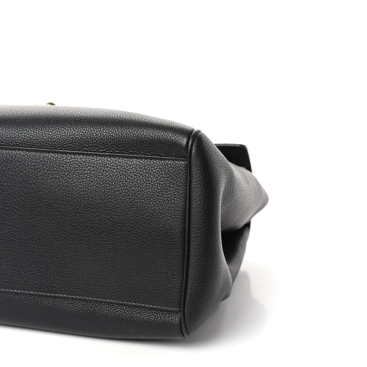 Celine Supple Grained Calfskin Medium Soft 16 Bag Black 9 of 10