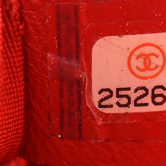Chanel Caviar Chevron Quilted Medium Boy Flap Red 7 of 9
