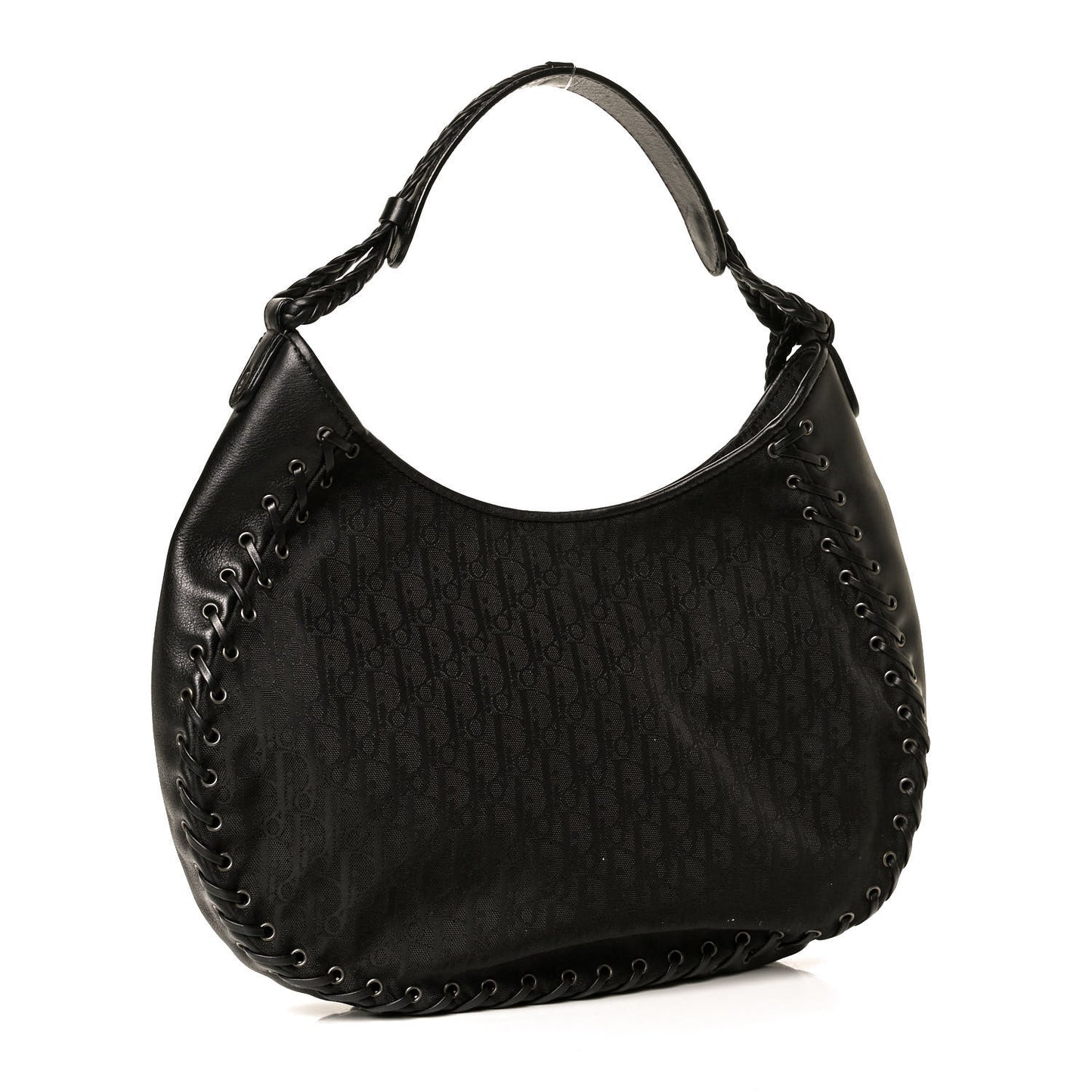 Monogram Ethnic Hobo Black