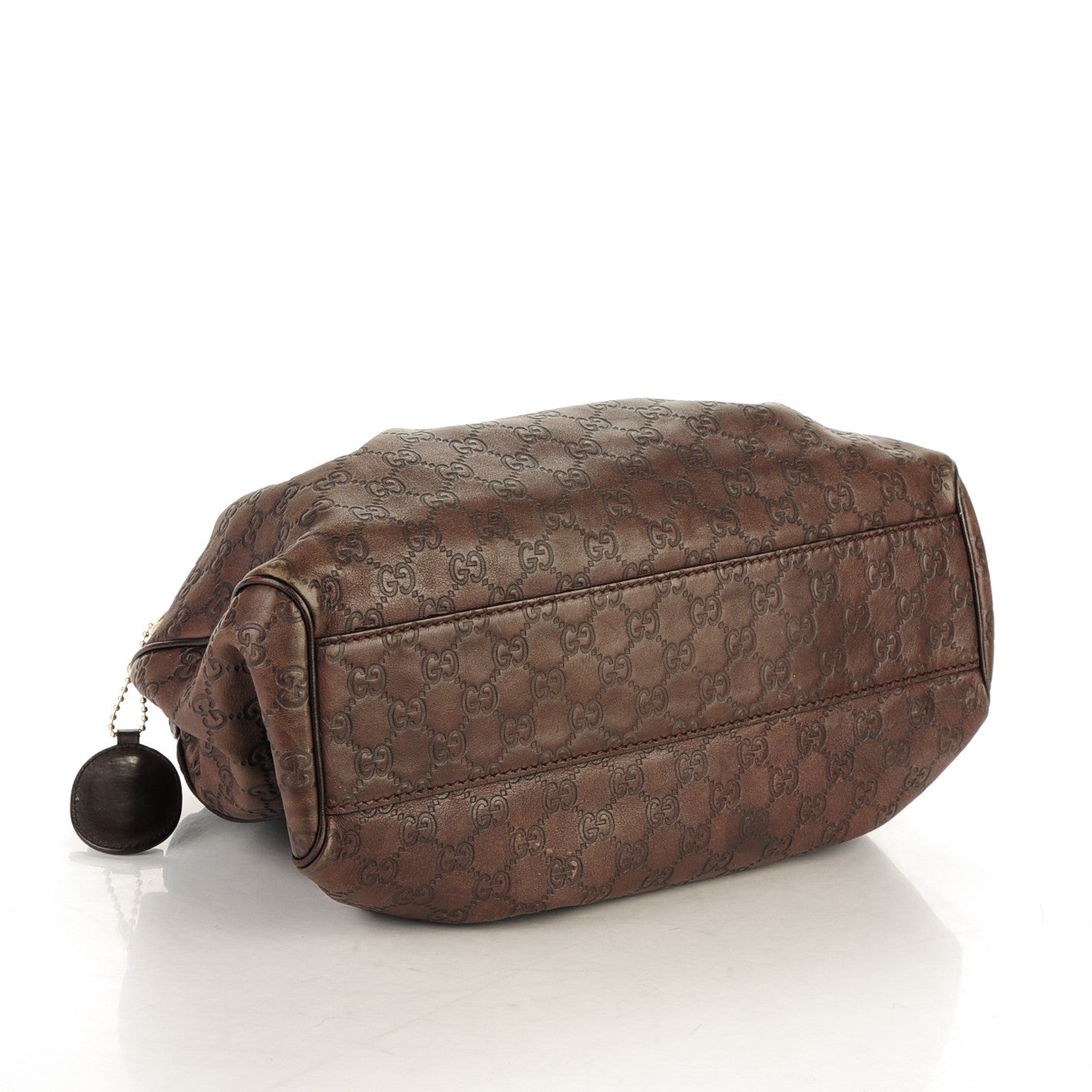 Guccissima Medium Sukey Tote Chocolate