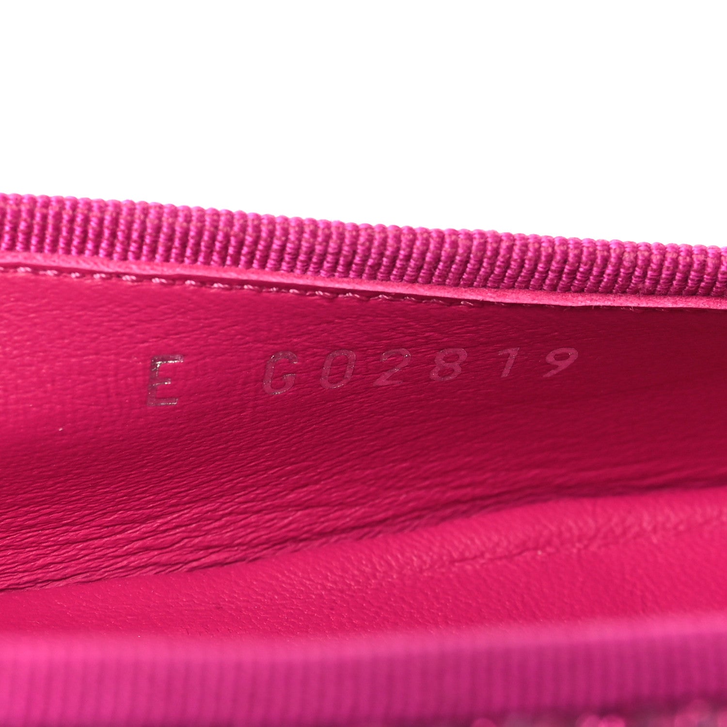 Chanel Coated Tweed Grosgrain Cap Toe Ballerina Flats 36.5 Dark Pink Black 8 of 9