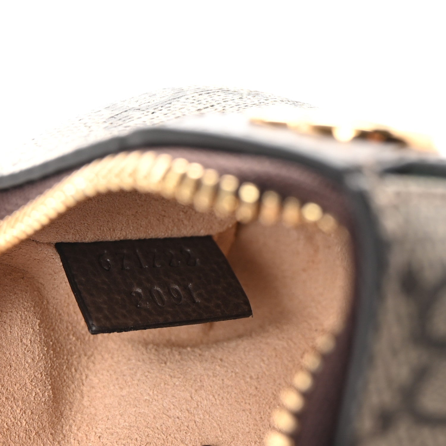 Gucci GG Supreme Monogram Web Ophidia Key Case Beige New Acero 7 of 8