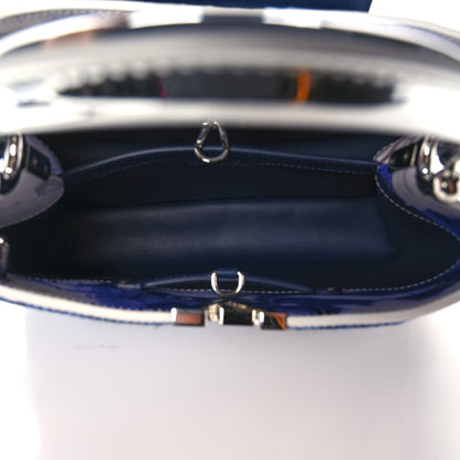 Louis Vuitton Taurillon Donna Huanca Capucines MM Blue 5 of 10