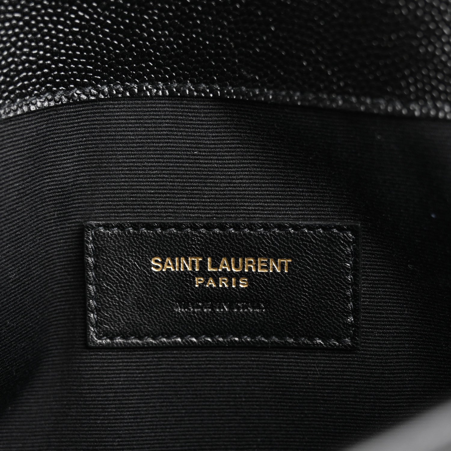 Saint Laurent Grain De Poudre Uptown Pouch Black 6 of 8