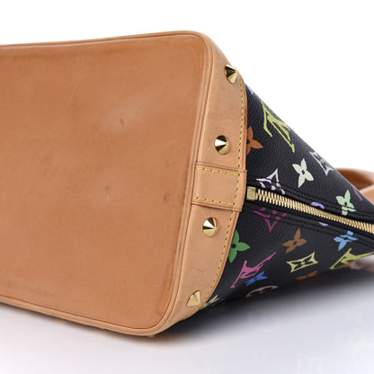 Louis Vuitton Monogram Multicolor Alma Black 7 of 8