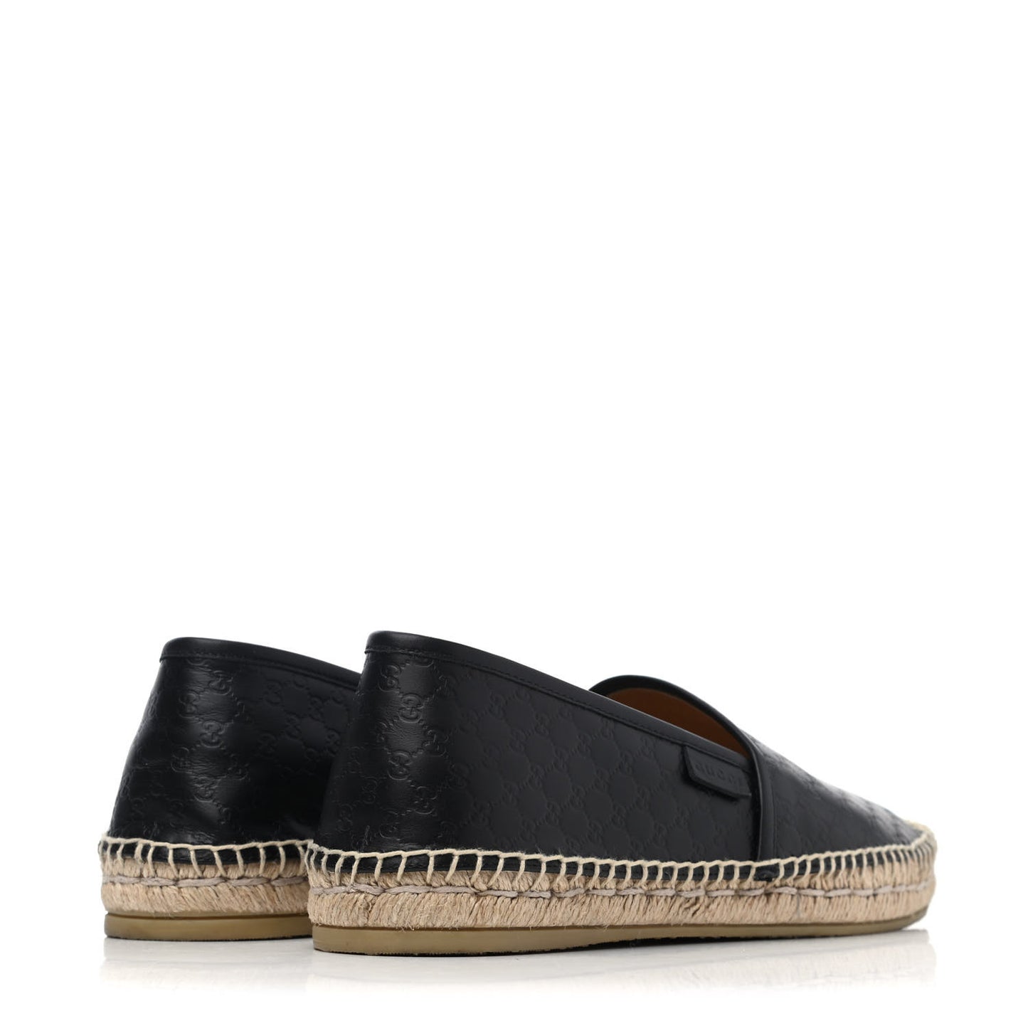 Microguccissima Signature Mens Espadrilles 7.5 Black