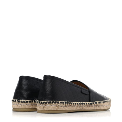 Gucci Microguccissima Signature Mens Espadrilles 7.5 Black 3 of 4