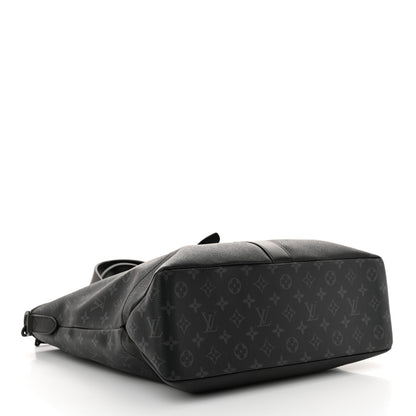 Louis Vuitton Monogram Eclipse Saumur Tote Black 4 of 10