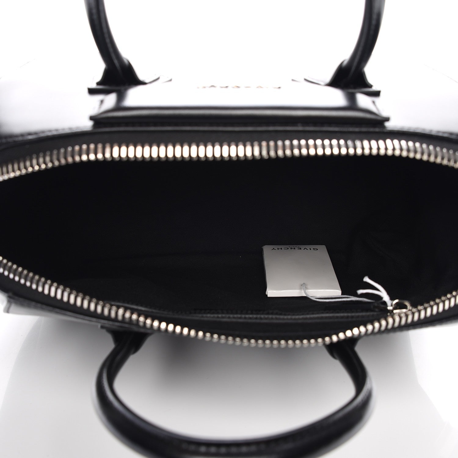 Givenchy Shiny Lord Calfskin Medium Antigona Black 12 of 14