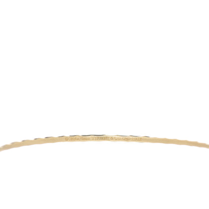 Tiffany 18K Yellow Gold Paloma Picasso Hammered Bangle Bracelet 3 of 3