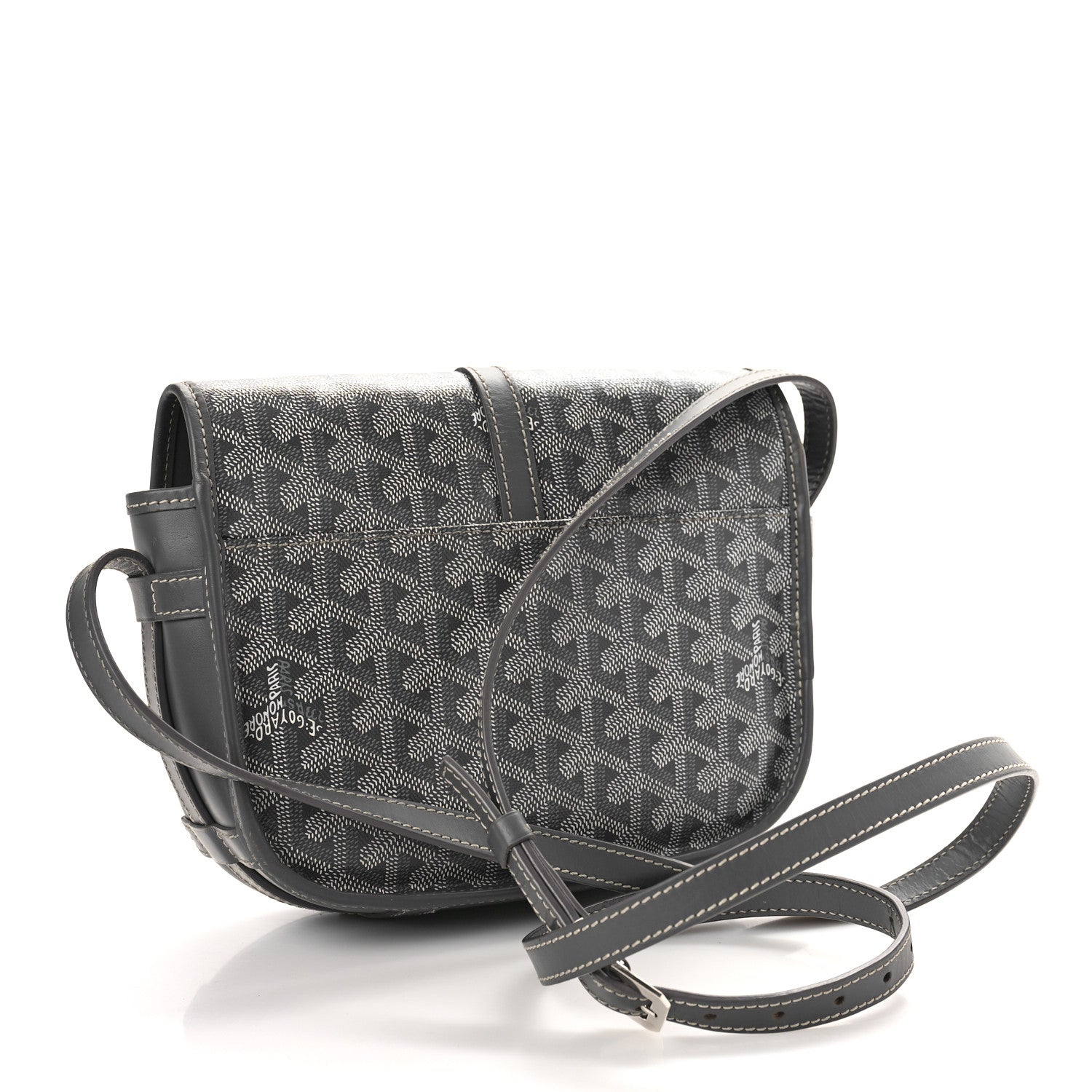 Goyard Goyardine Belvedere II PM Messenger Bag Gray 3 of 14