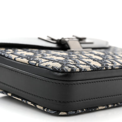 Christian Dior Oblique Smooth Calfskin Messenger Beige Black 9 of 12