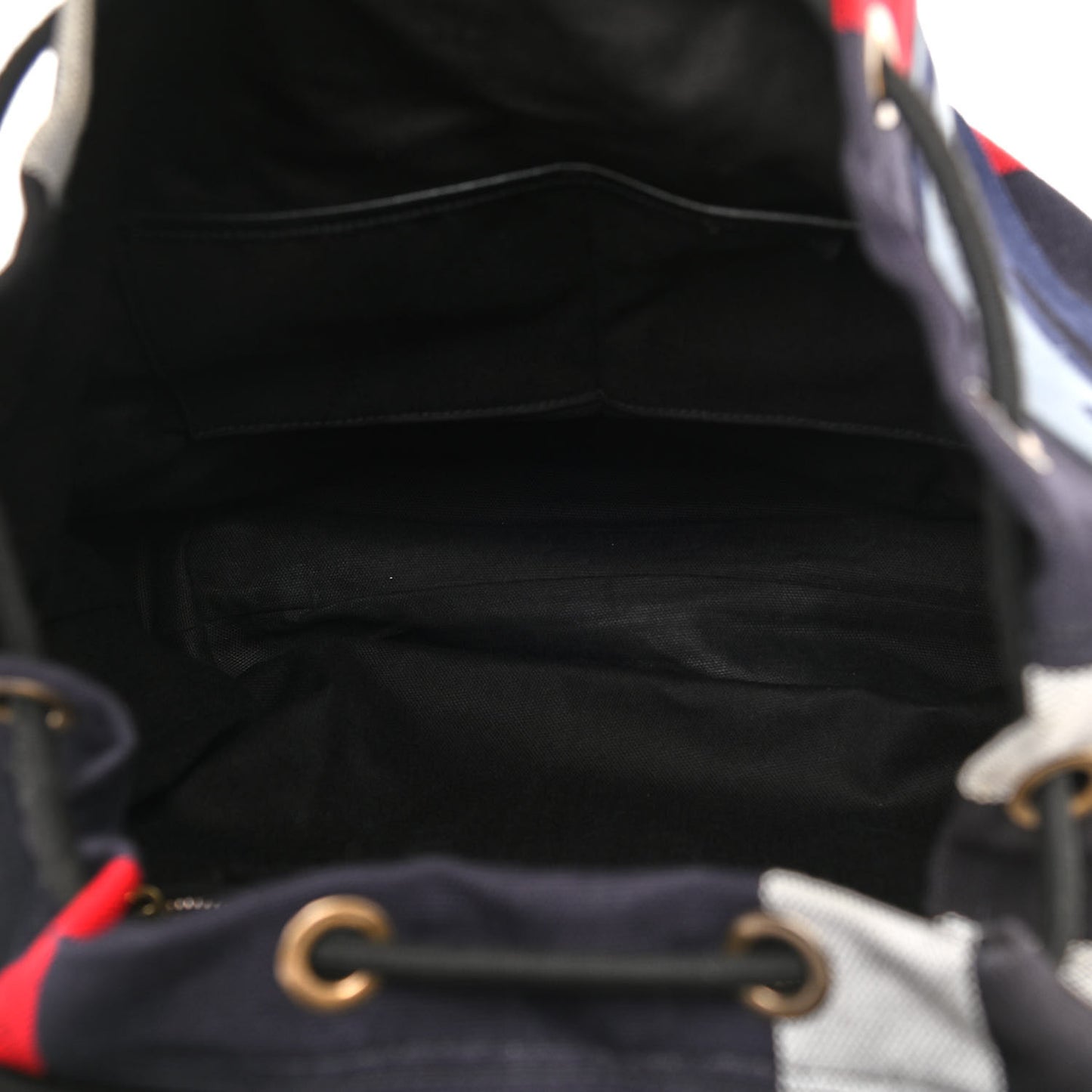 Canvas Suede Camoflauge Print Brookdale Backpack Navy