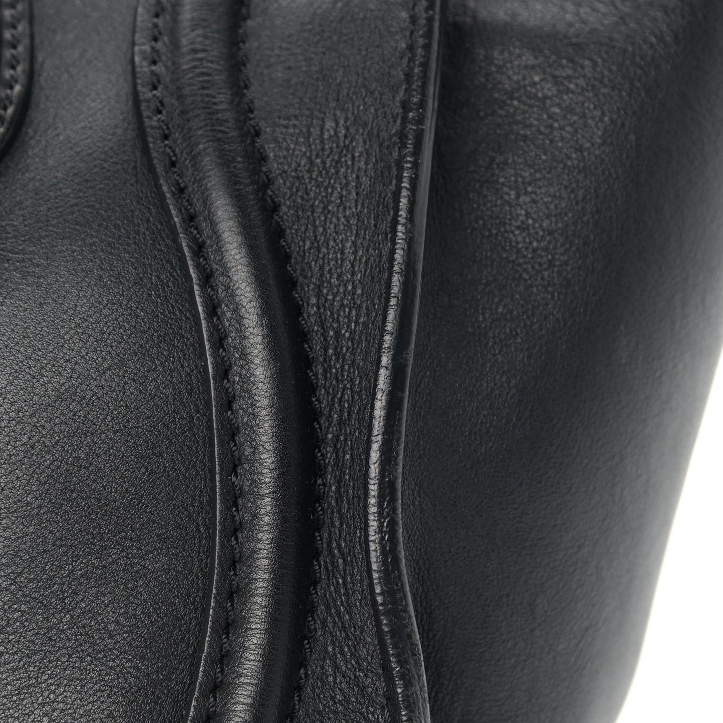 Smooth Calfskin Micro Luggage Black