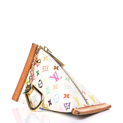 Louis Vuitton Monogram Multicolor Berlingot Coin Purse White 3 of 8