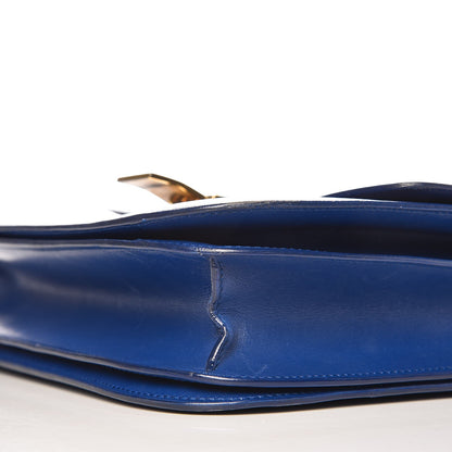 Celine Box Calfskin Medium Classic Box Flap Bag Indigo 14 of 16