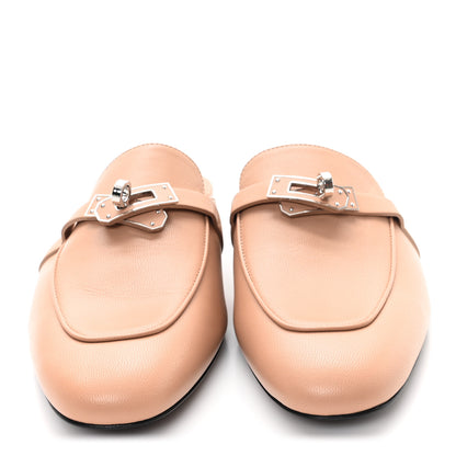 Hermes Goatskin Oz Mules 40 Rose Aube 2 of 9