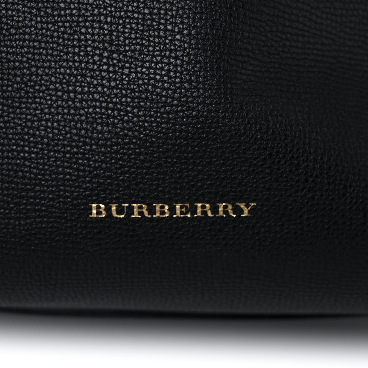 Burberry Grainy Calfskin House Check Small Canterbury Black 13 of 15