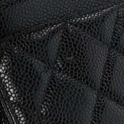 Chanel Caviar Quilted Wallet On Chain WOC Black 8 of 11
