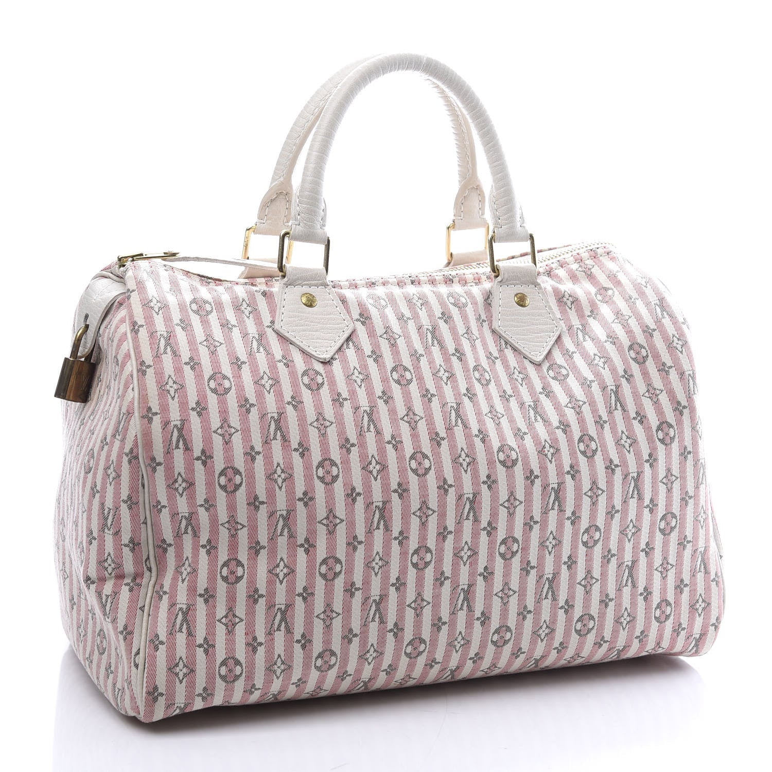 Louis Vuitton Mini Lin Croisette Speedy 30 Rouge 2 of 10