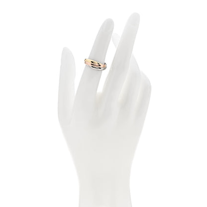 Cartier 18K Pink Yellow White Gold Classic Trinity Ring 49 4.75 2 of 4