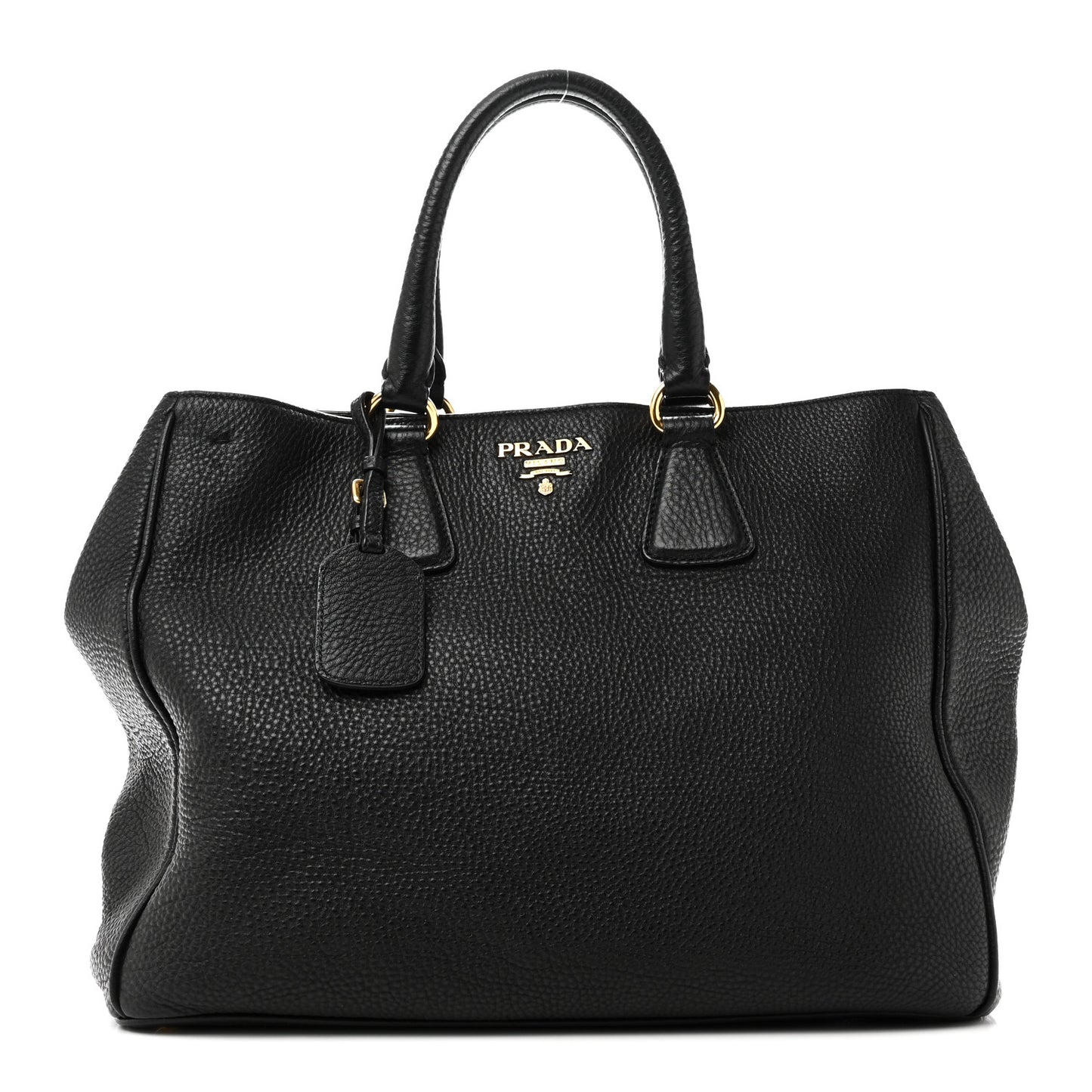 Vitello Daino Tote Black
