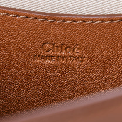 Chloe Grained Calfskin Large Tess Bag Caramel 6 of 8