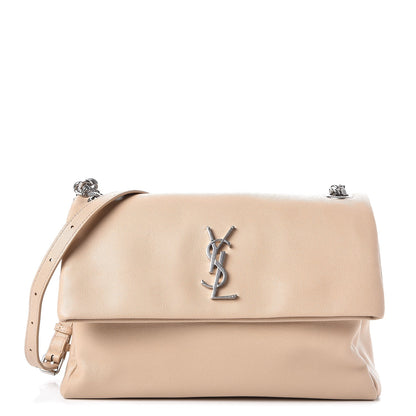 Saint Laurent Grain De Poudre Medium West Hollywood Monogram Fold-Over Nude Powder 1 of 10
