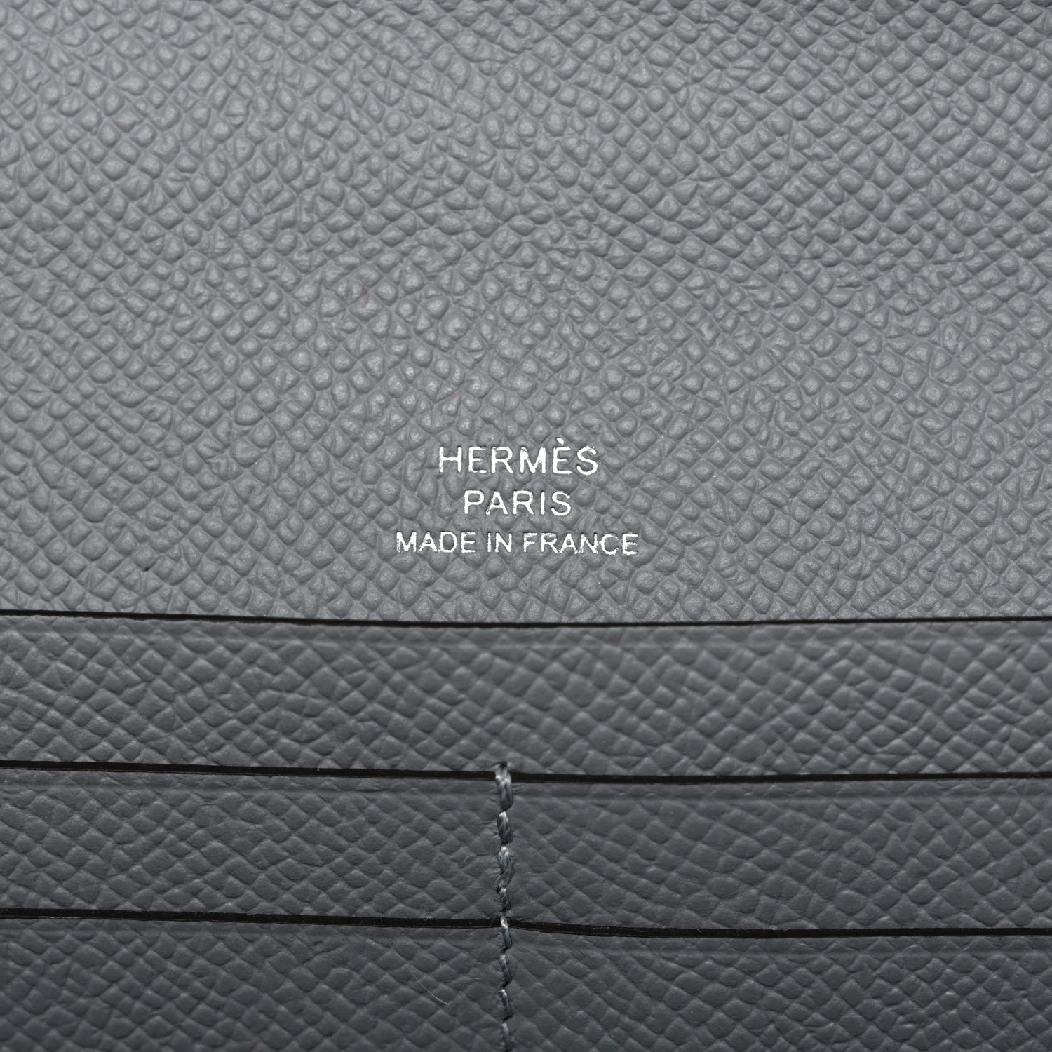 Hermes Epsom Maillon Wallet To Go Gris Pantin 6 of 10