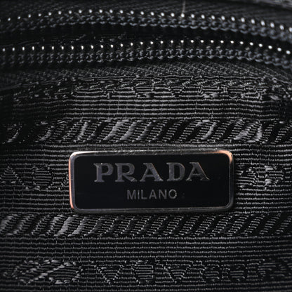 Prada Re-Nylon Vela Saffiano Wristlet Black 6 of 10
