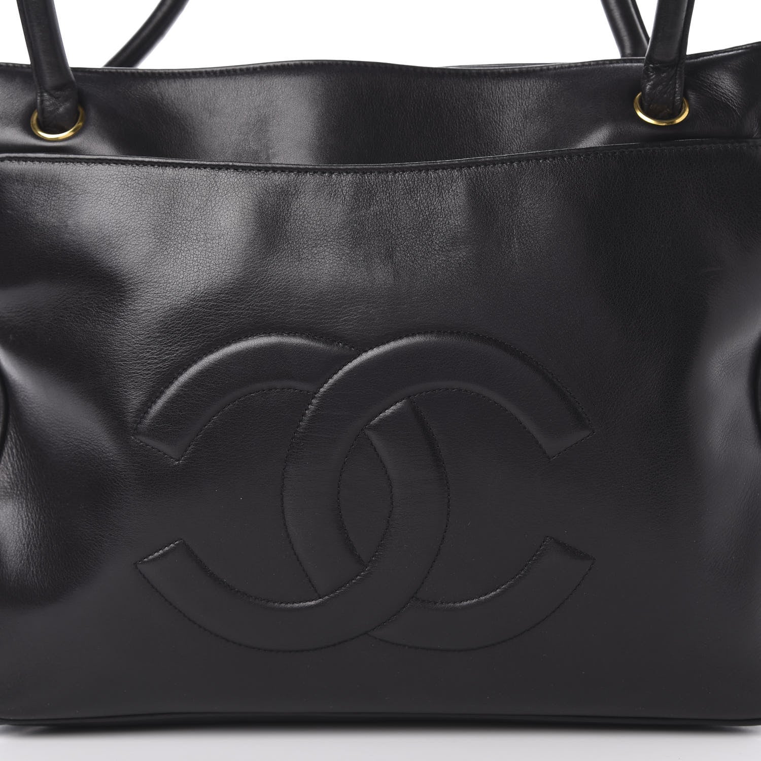 Chanel Lambskin CC Shoulder Bag Black 11 of 11