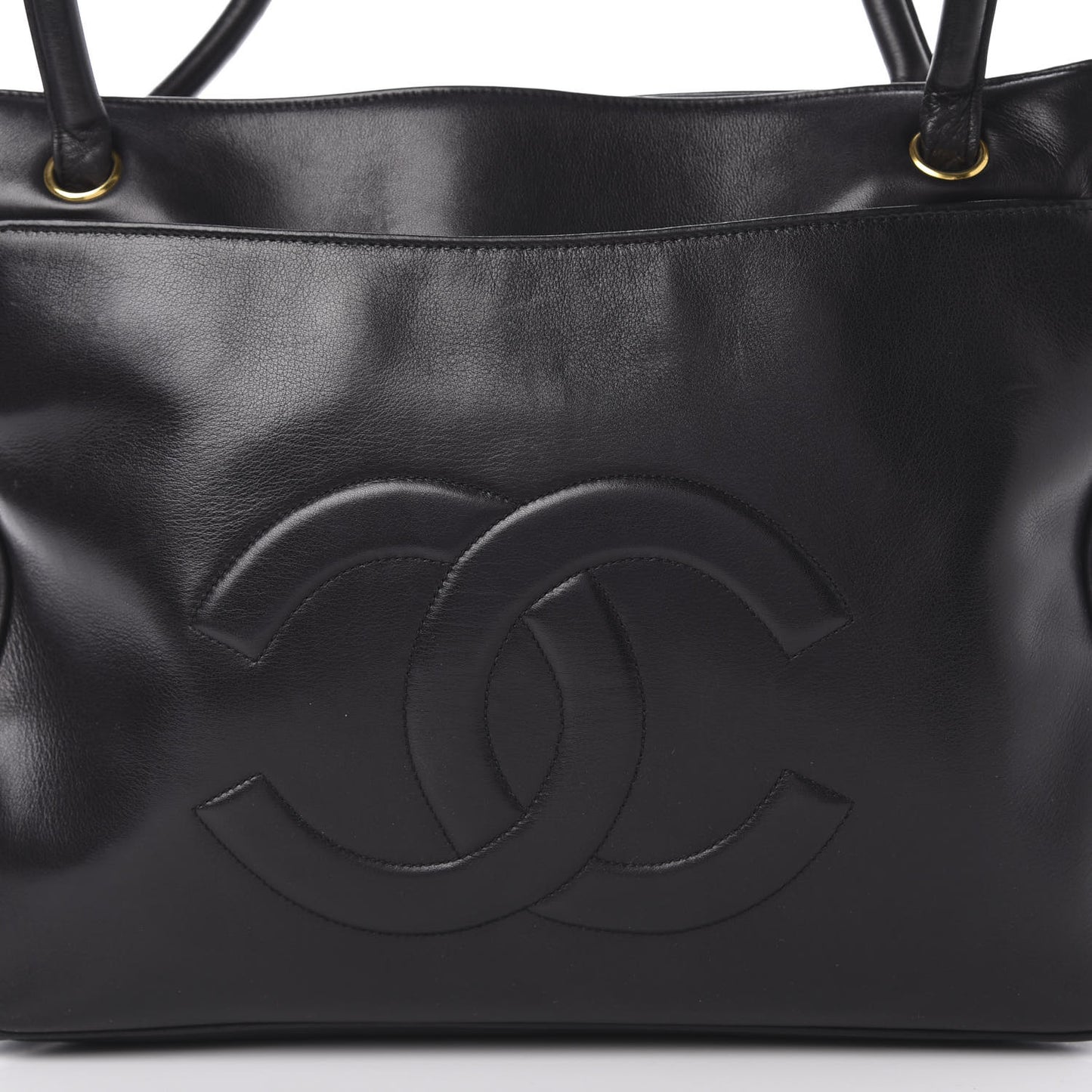 Lambskin CC Shoulder Bag Black