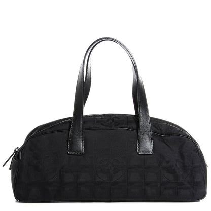 Chanel Nylon Travel Bowler Black 1 of 7
