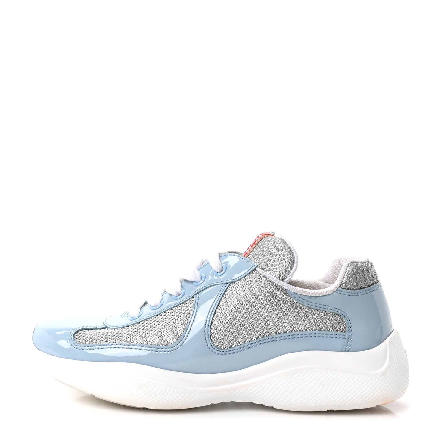 Patent America's Cup Patchwork Sneakers 36.5 Celeste