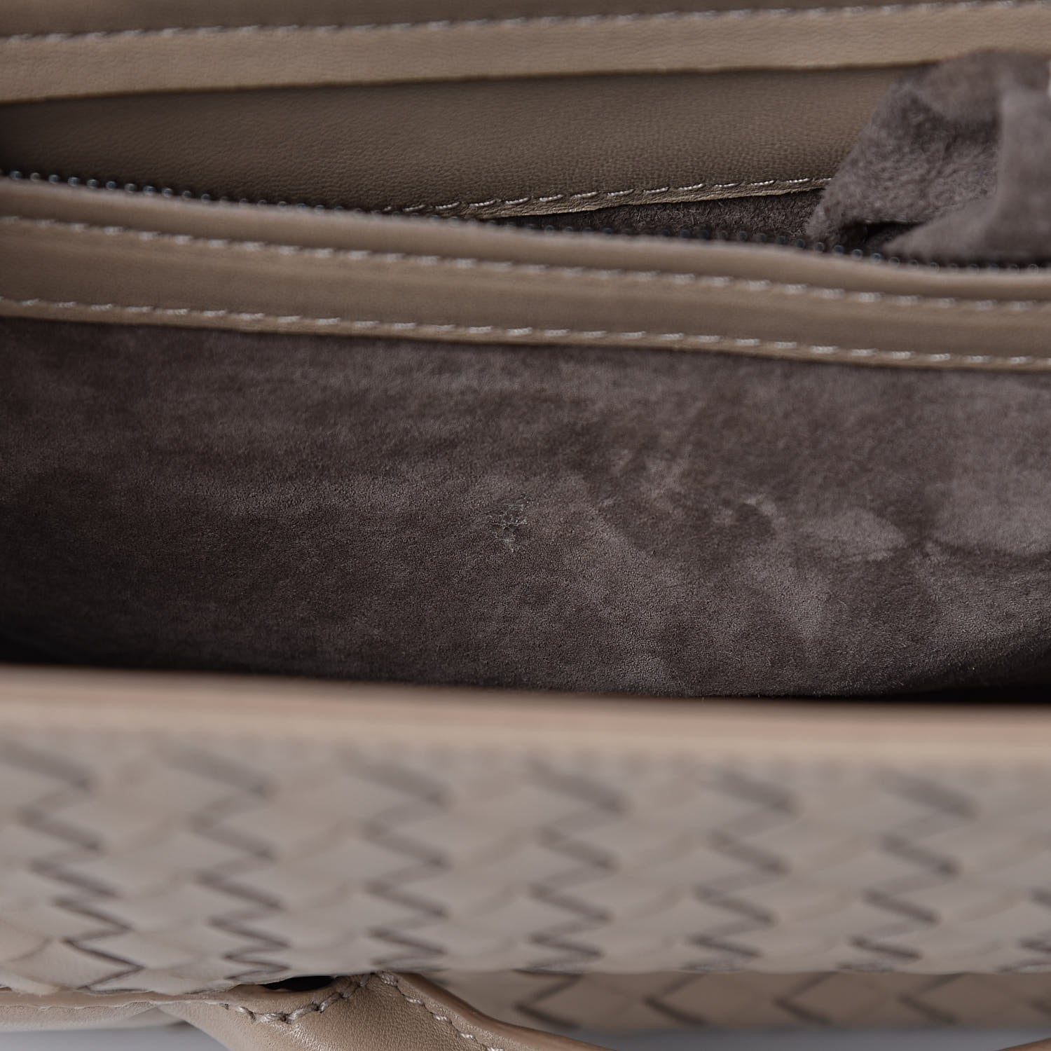 Bottega Veneta Nappa Intrecciato Rialto Shoulder Bag Mink 13 of 13