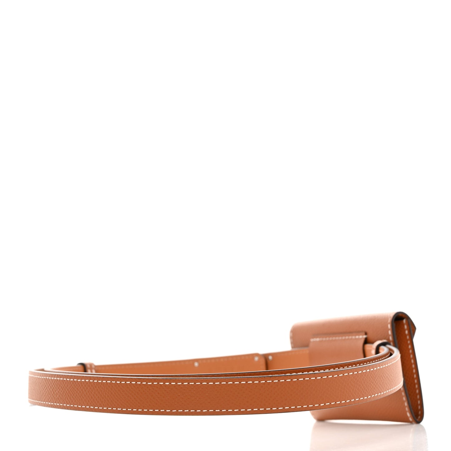 Epsom Kelly Pocket Belt Gold