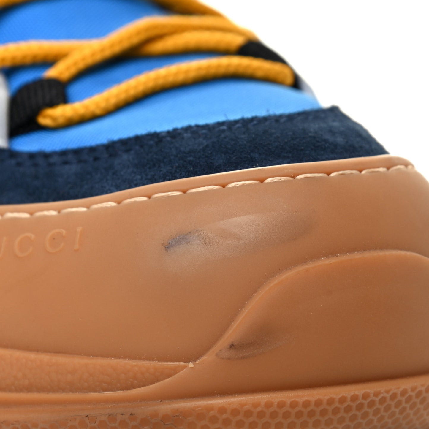 X SEGA Nylon Suede Calfskin Mens Flashtrek Sneakers 11 Bright Splash Poppy Marine Blue