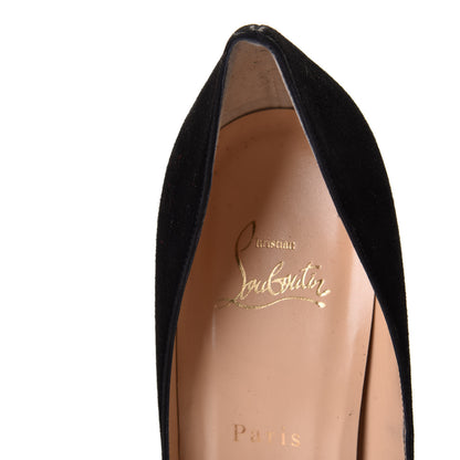 Christian Louboutin Suede Flo 120 Pumps 41.5 Black 6 of 9
