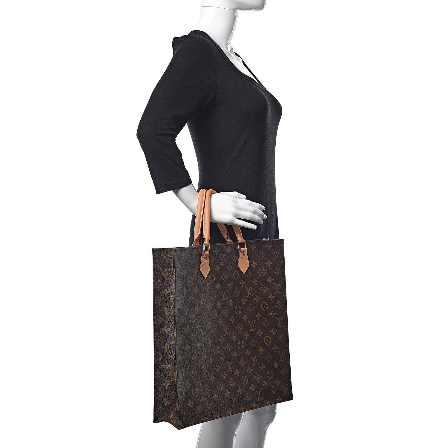 Louis Vuitton Monogram Sac Plat 2 of 12