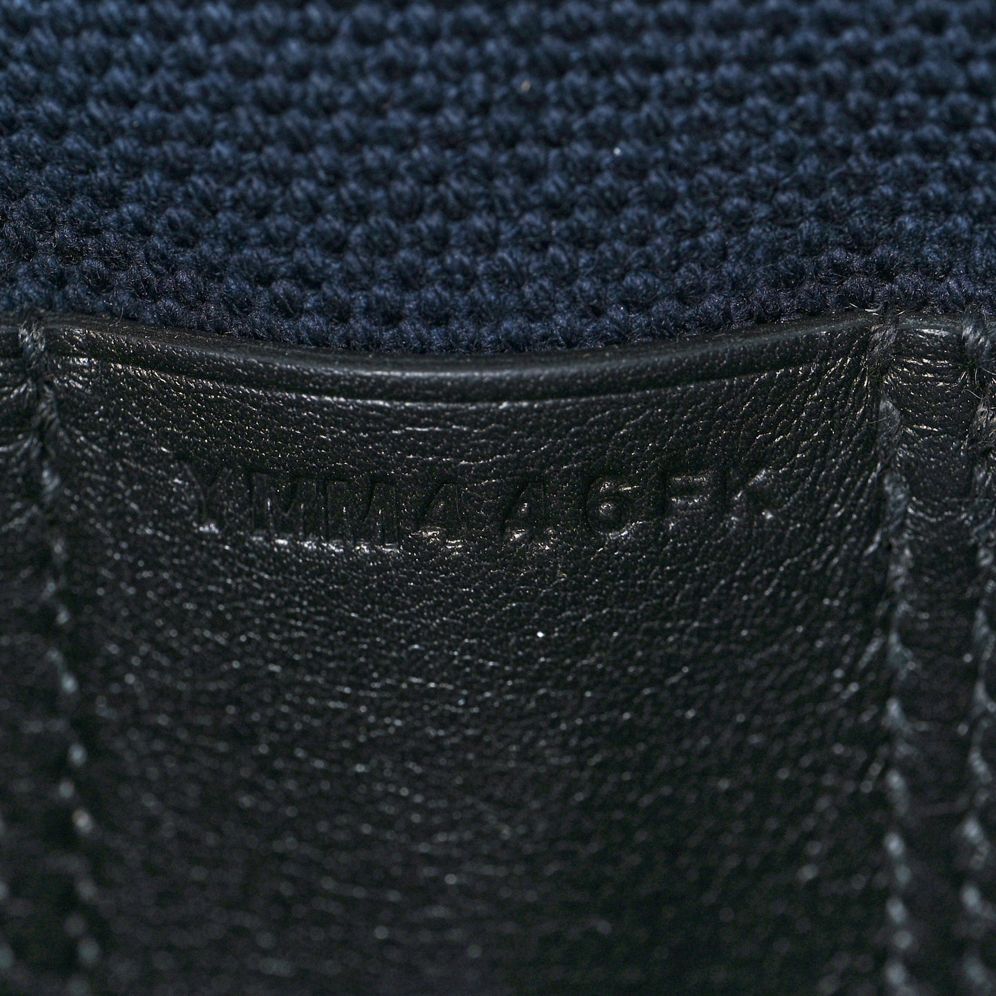 Goeland Toile Swift Cargo Birkin 35 Bleu Marine
