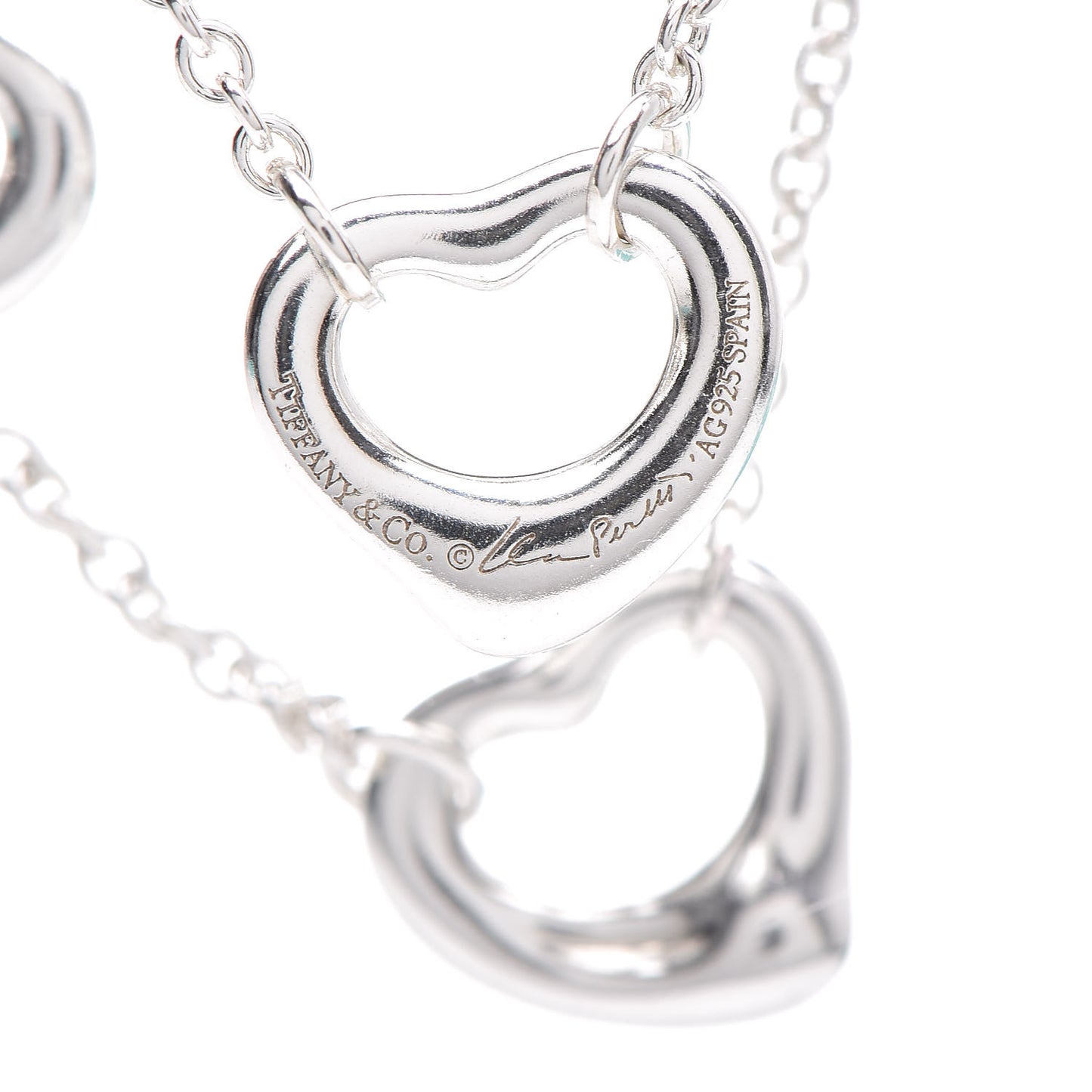 Sterling Silver Elsa Peretti Open Heart Bracelet