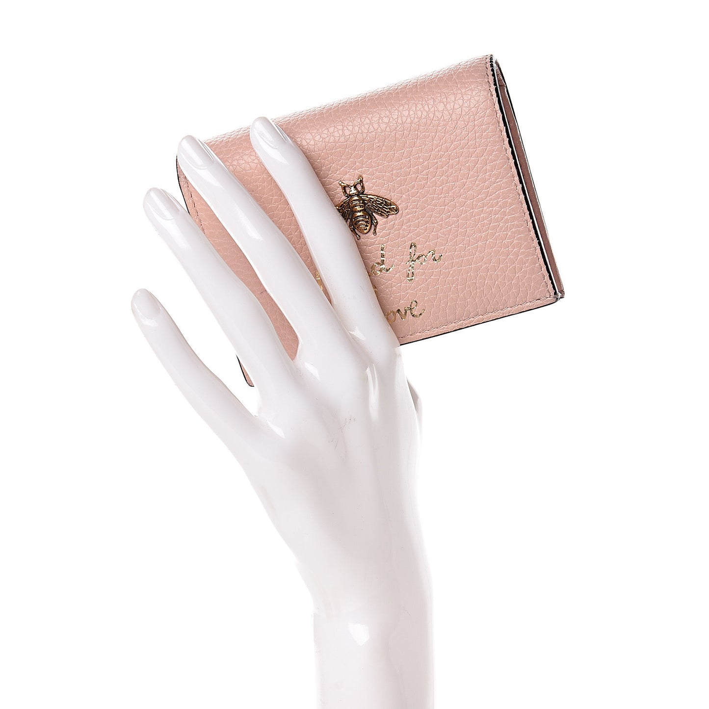 Cellarius Calfskin Blind for Love Animalier Card Case Perfect Pink
