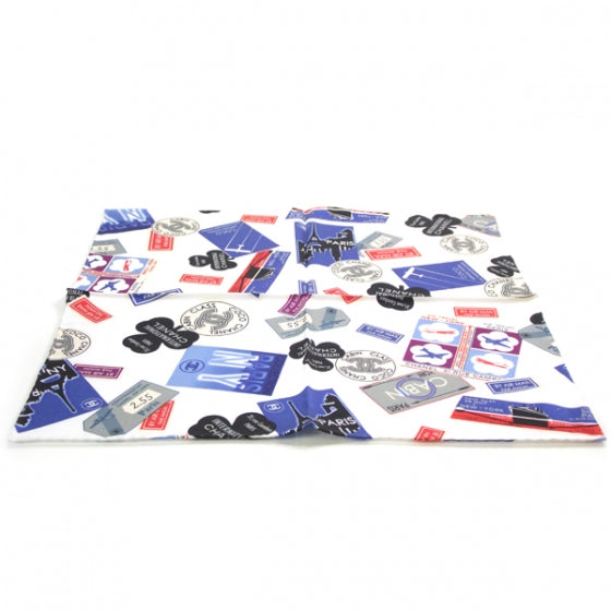 Chanel Silk Travel Pocket Square Scarf 3 of 3