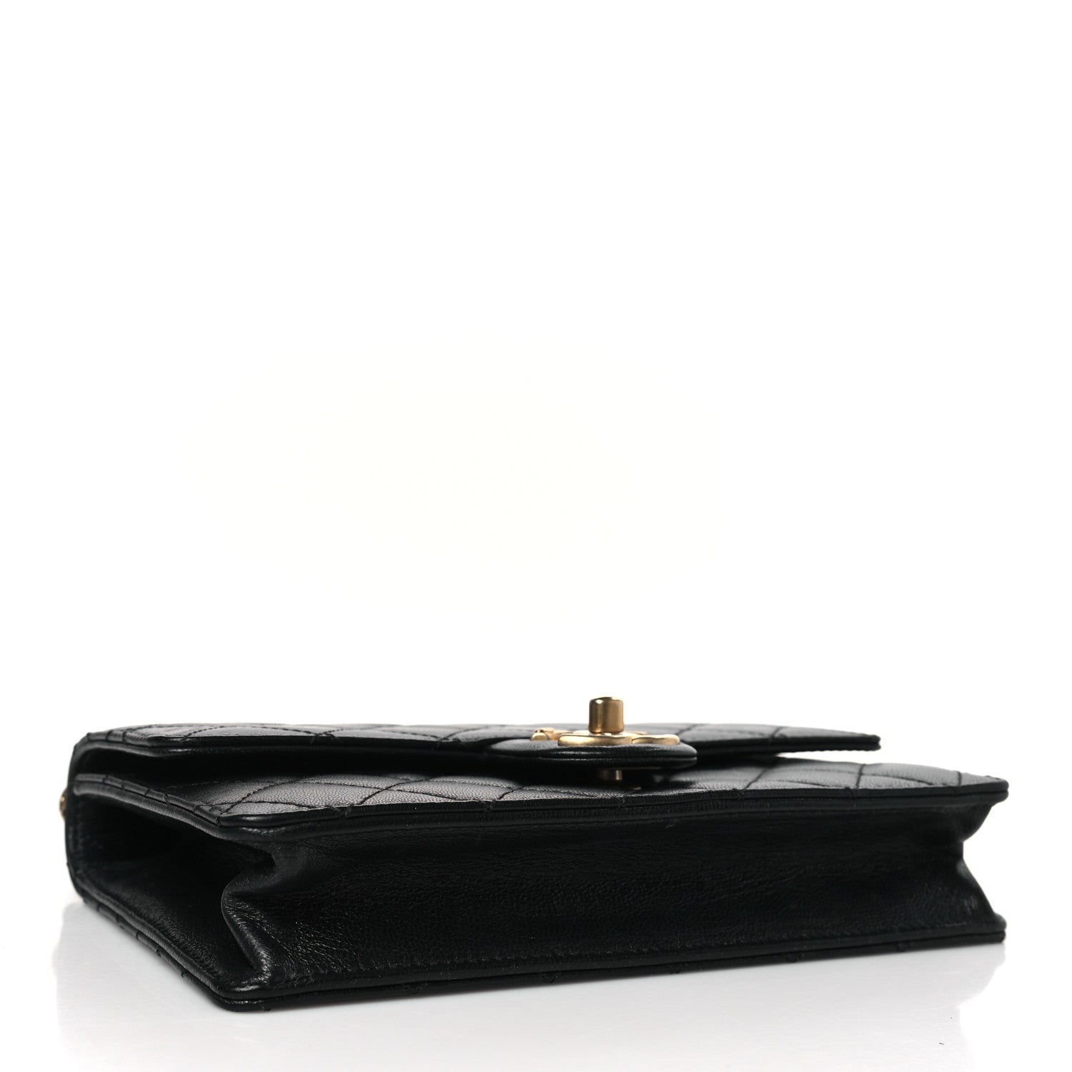 Chanel Lambskin Quilted Small Chic Pearls Flap Black 4 of 11