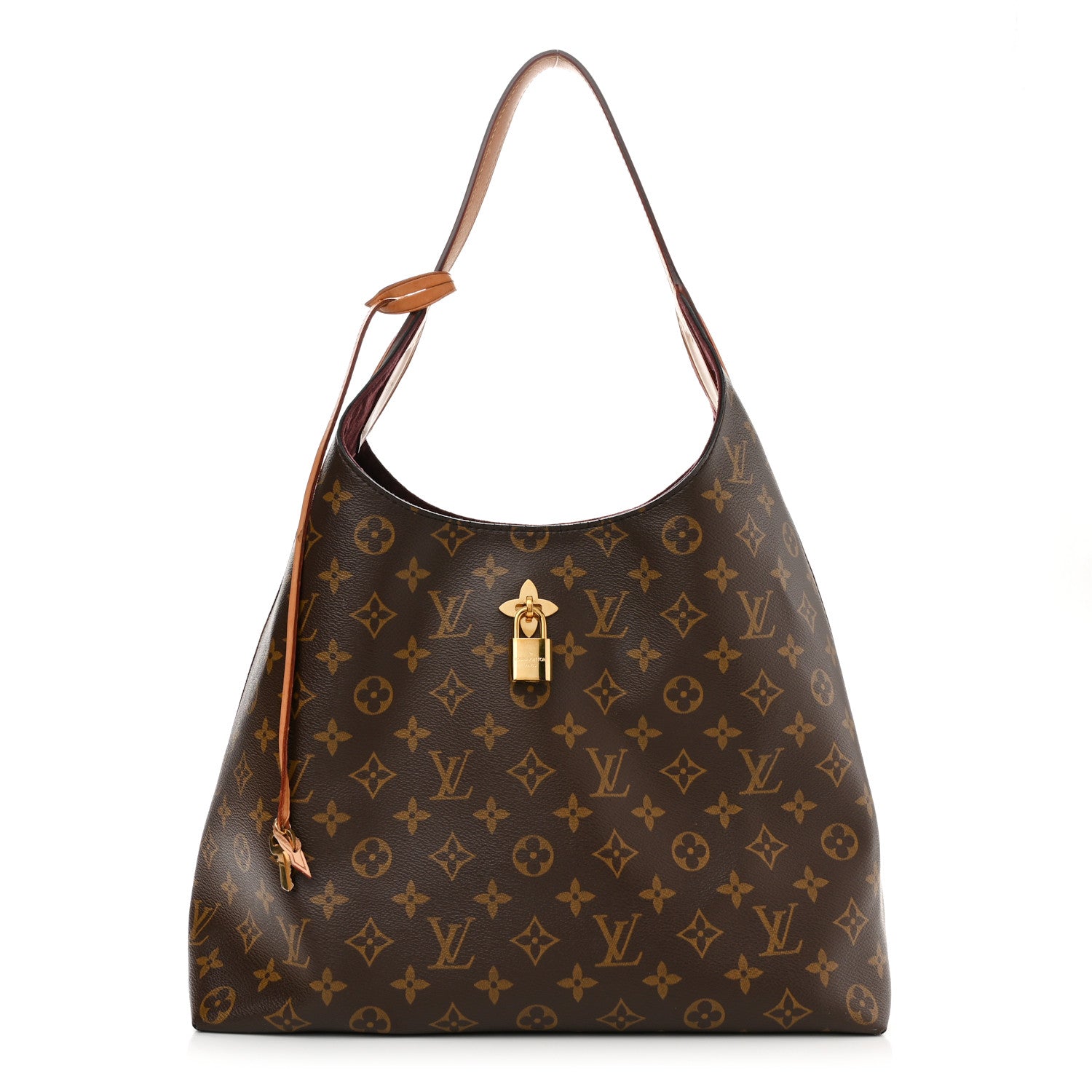 Louis Vuitton Monogram Flower Hobo Beige 1 of 16