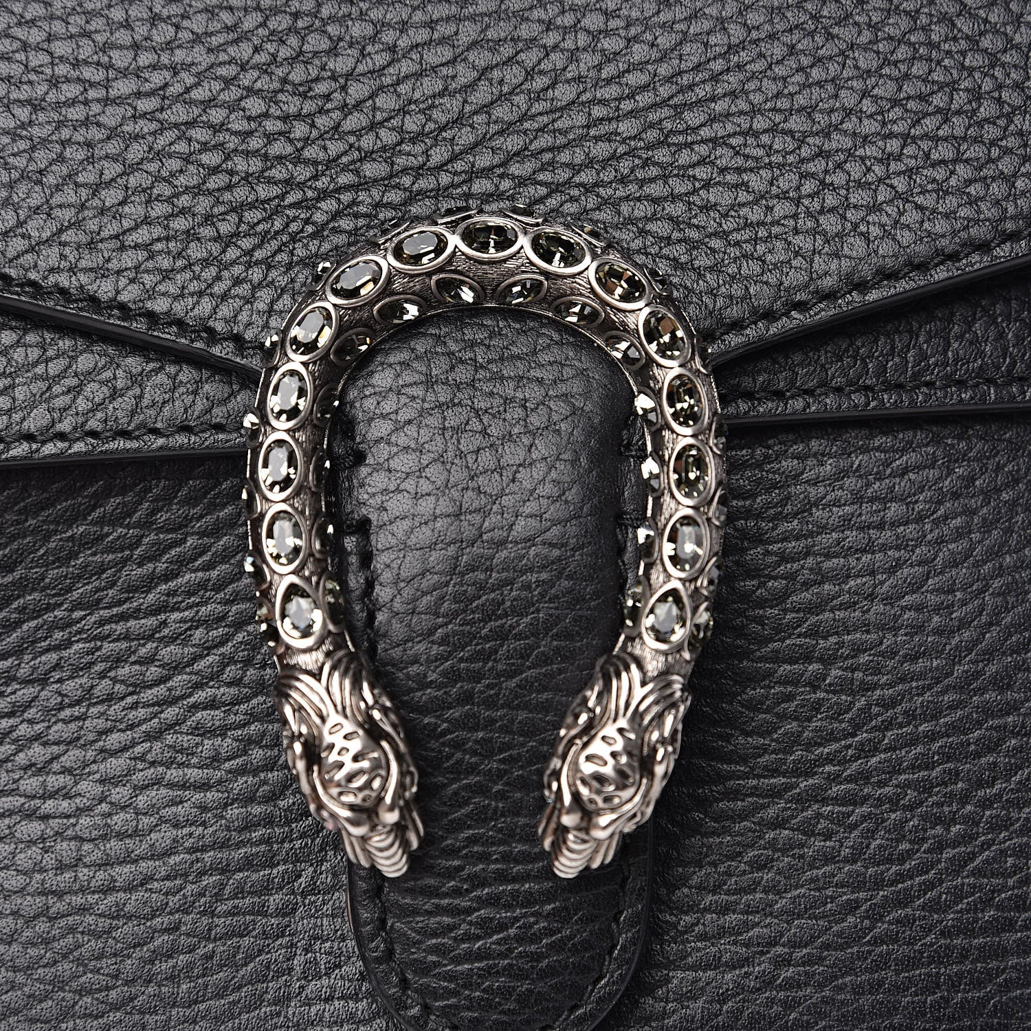 Gucci Calfskin Mini Dionysus Shoulder Bag Black 10 of 10