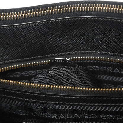 Prada Saffiano Large Galleria Double Zip Tote Black 6 of 15