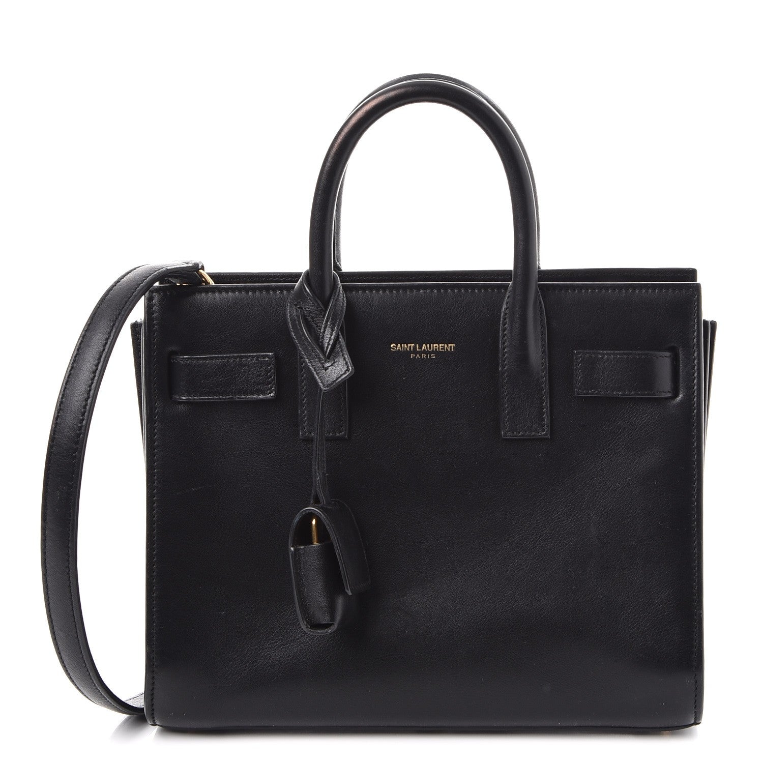 Saint Laurent Calfskin Nano Sac de Jour Black 1 of 8