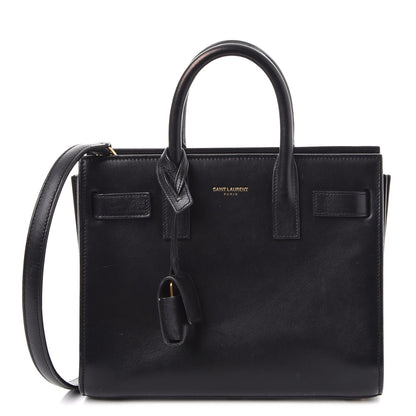Saint Laurent Calfskin Nano Sac de Jour Black 1 of 8